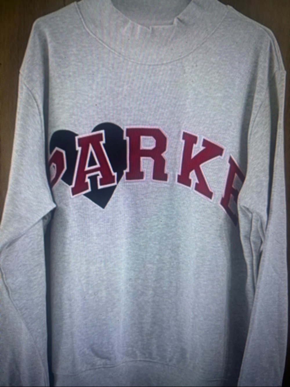 Gray 'Park' Graphic Crewneck Sweatshirt